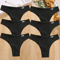 FINETOO 6Pcs Cotton Lingerie Panties Sexy Underwear Women Briefs Tangas Female Underpants Pantys Thong Panties Bikini 13 Color