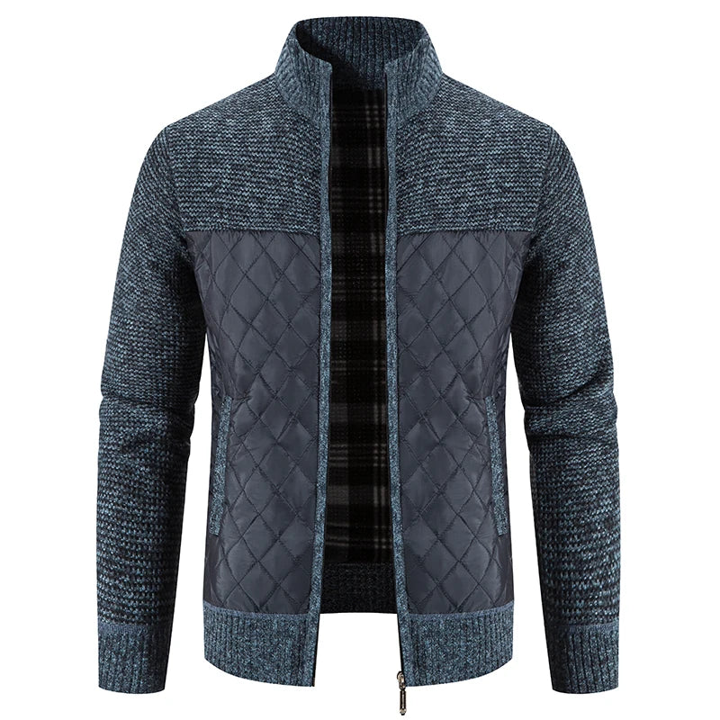 Men's Fleece Hooded Cardigan Jacket
