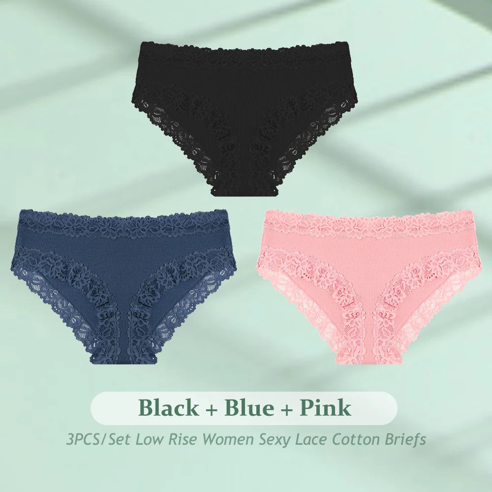 Women's Cotton Seamless Briefs – 3-Pack