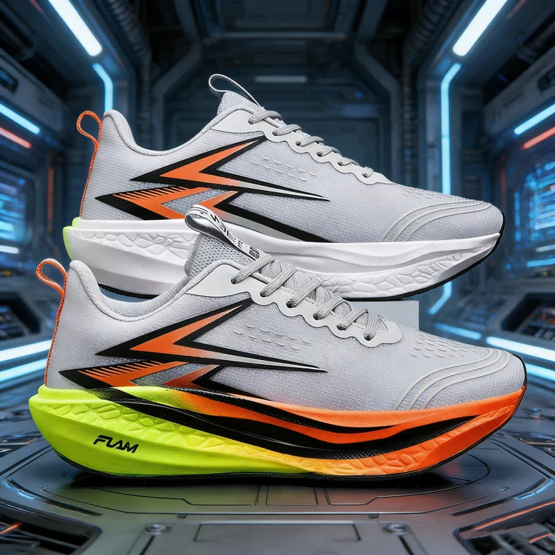 HOT Running Shoes Carbon Board Speciality Marathon Men Sports Breathable Lightweight Women Comfortable Athletic Nonskid Sneakers