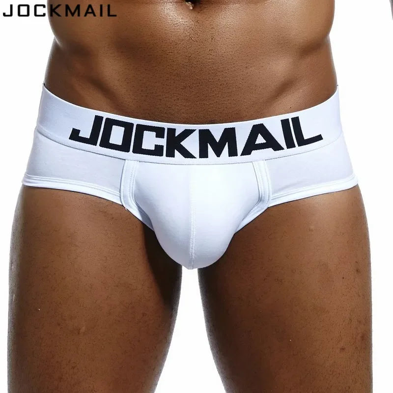 JOCKMAIL Men's Cotton Briefs – Breathable Everyday Underwear