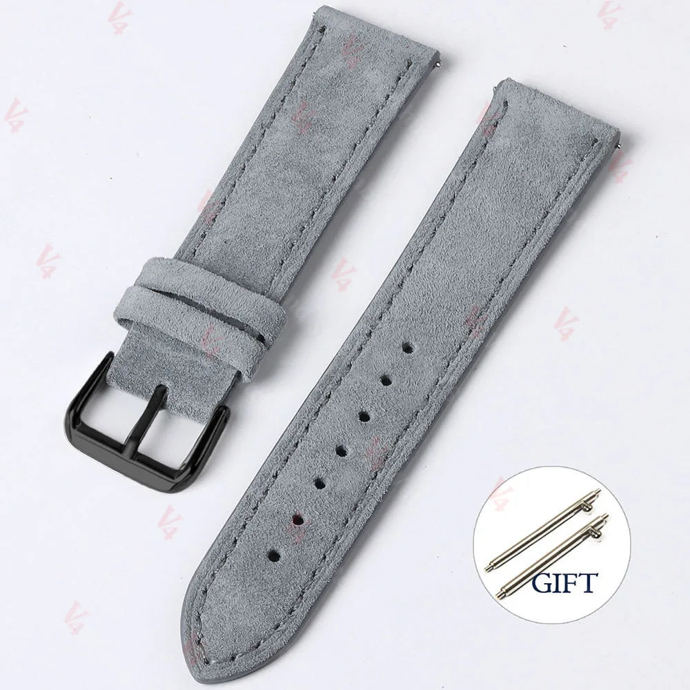 Leather Quick-Release Watch Strap