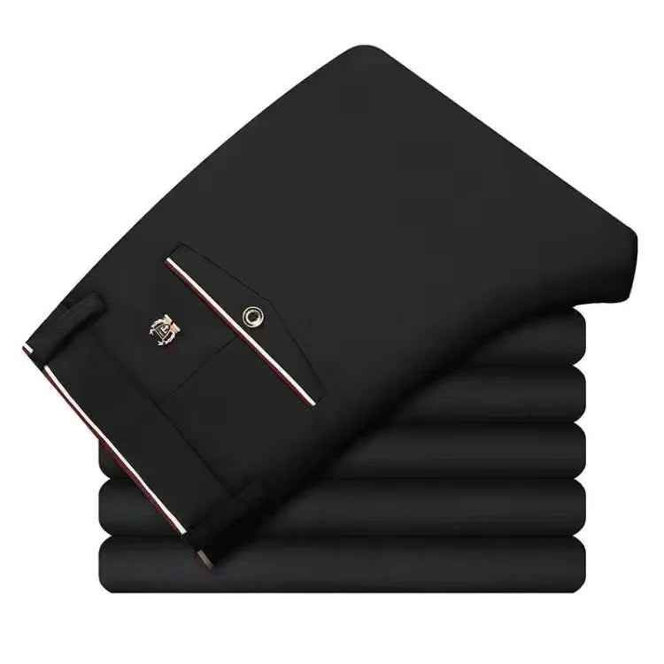 Men's Flat-Front Dress Pants