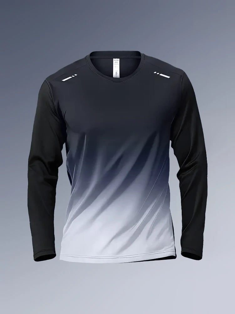 Men's 3D-Print Long-Sleeve T-Shirt