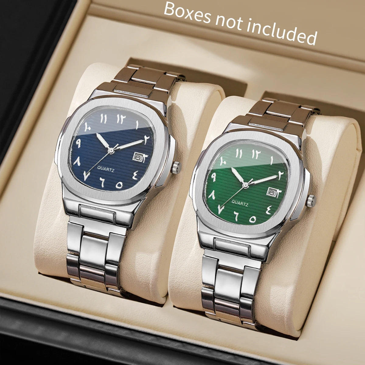 Men's Square-Dial Quartz Watch
