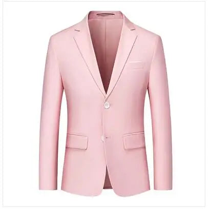 New Male Solid Colour Formal Suit Jacket 21 Colours Available Men Wedding Prom Party Tuxedo Blazer Slim Fit Coats