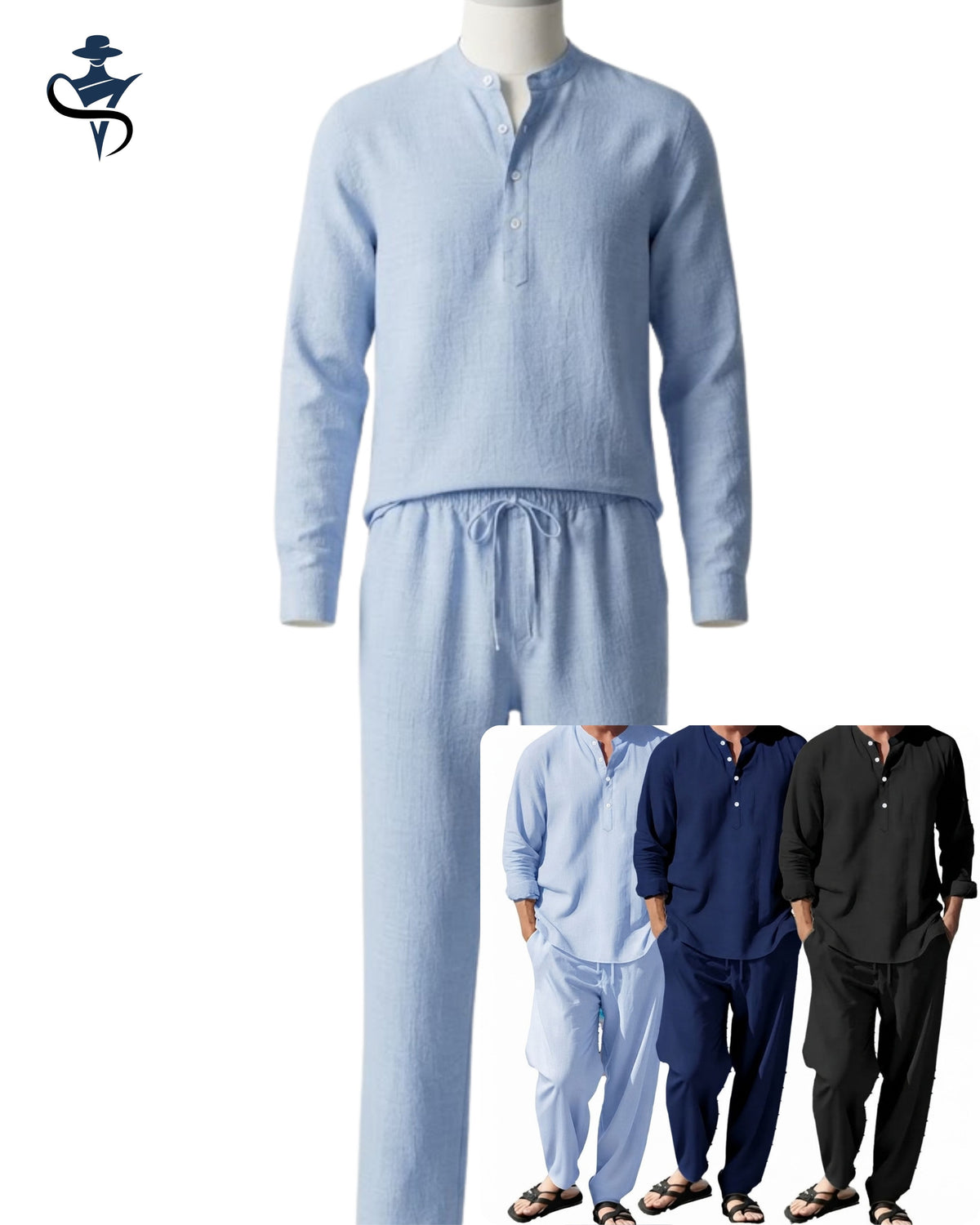 Men's Shirt & Pants Set