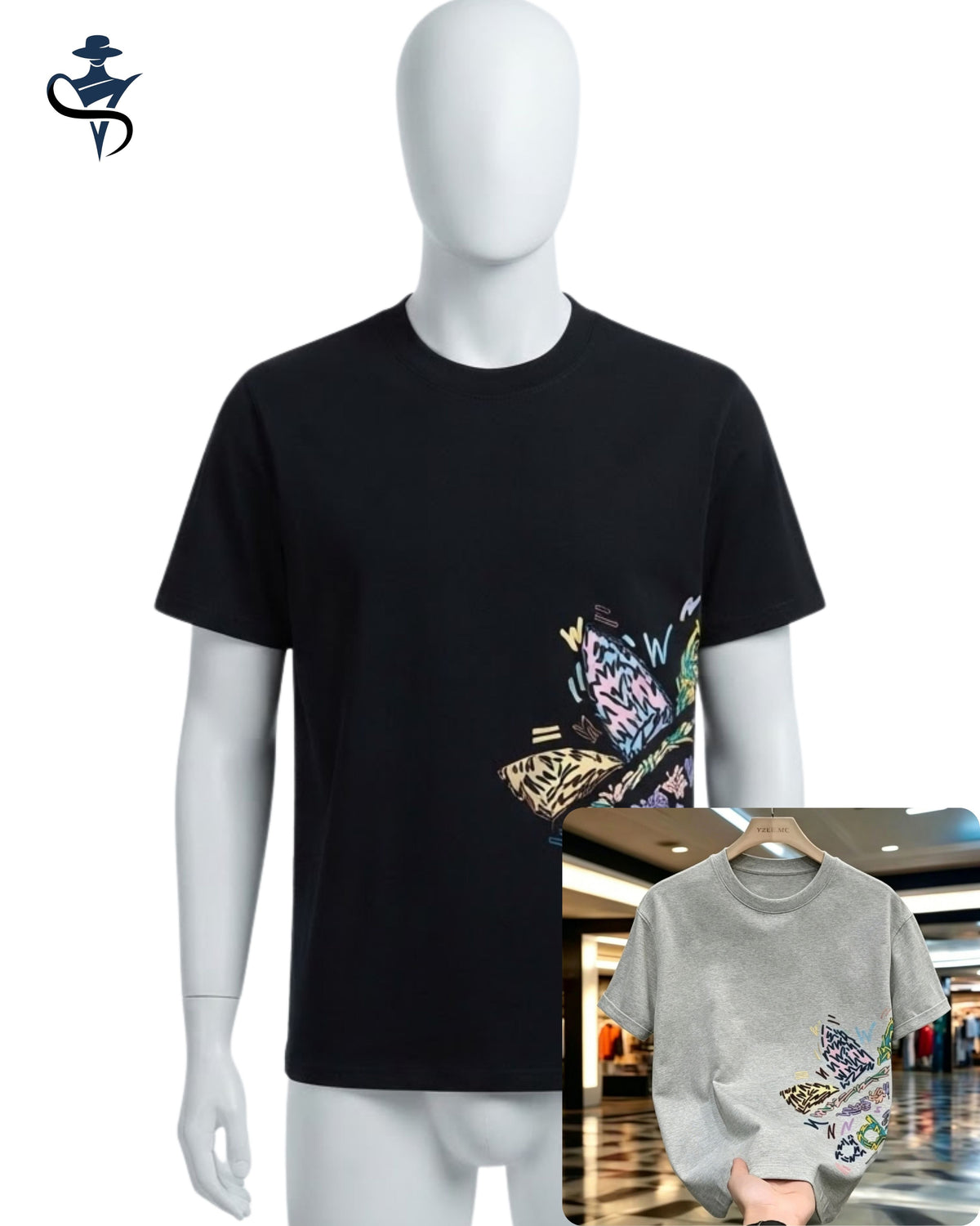 Unisex Printed Cotton-Blend T-Shirt
