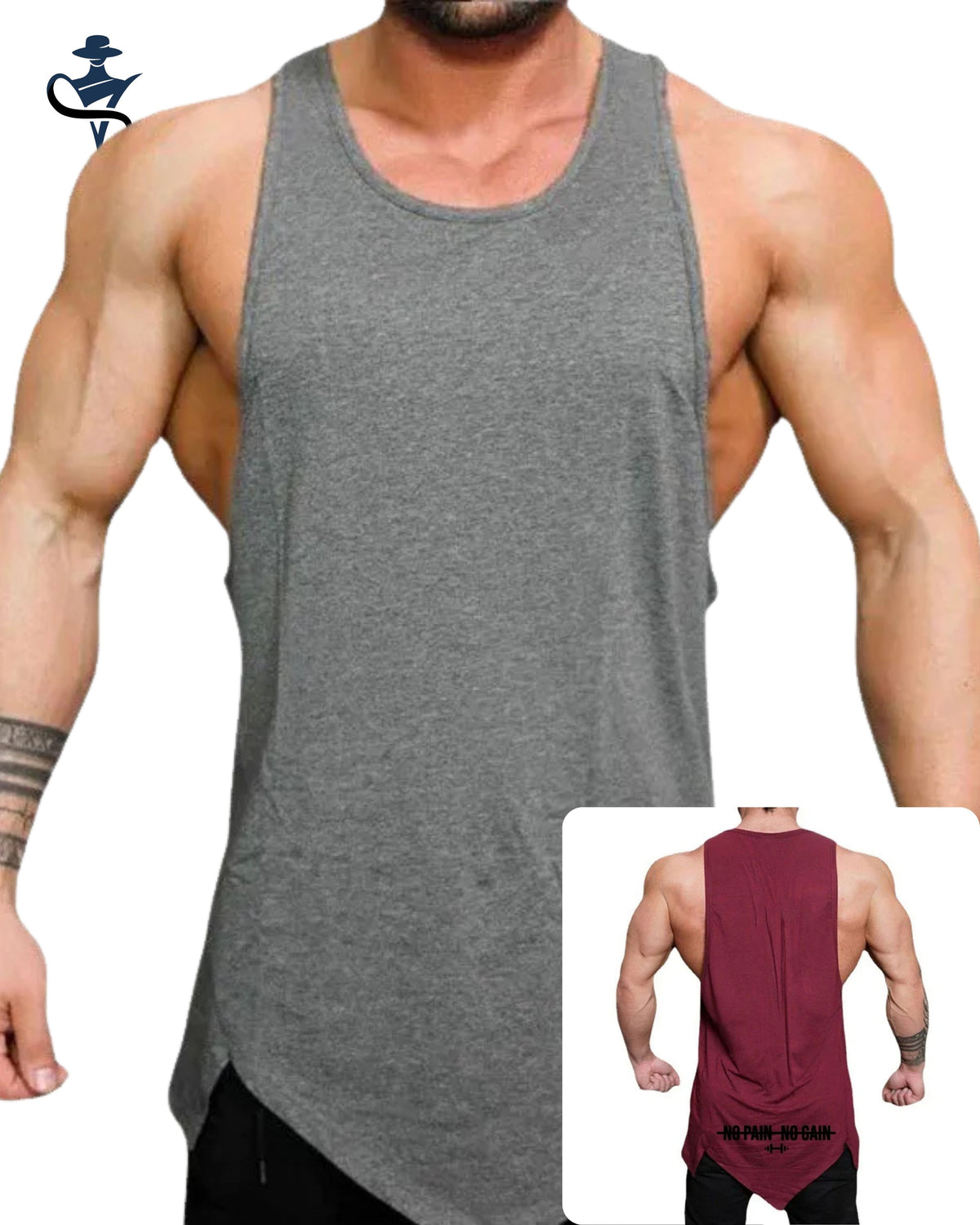 Men's Cotton-Blend Muscle Tank Top