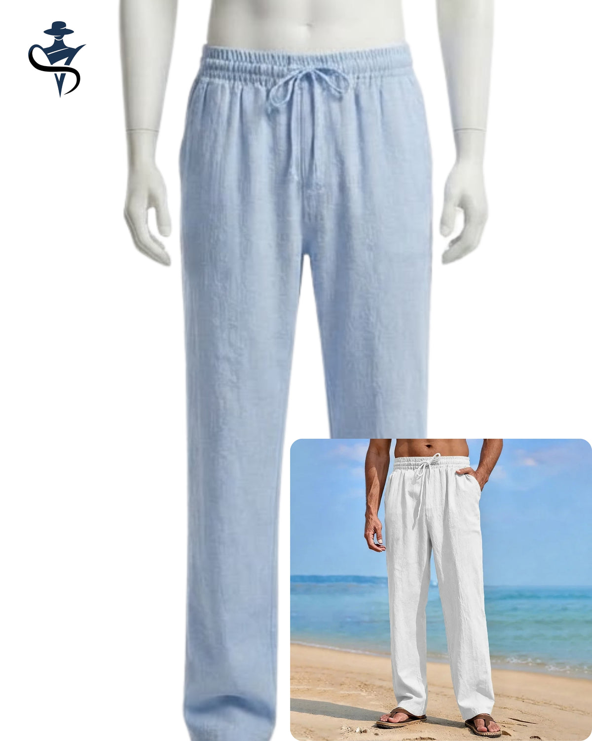 Men's Cotton-Linen Pants