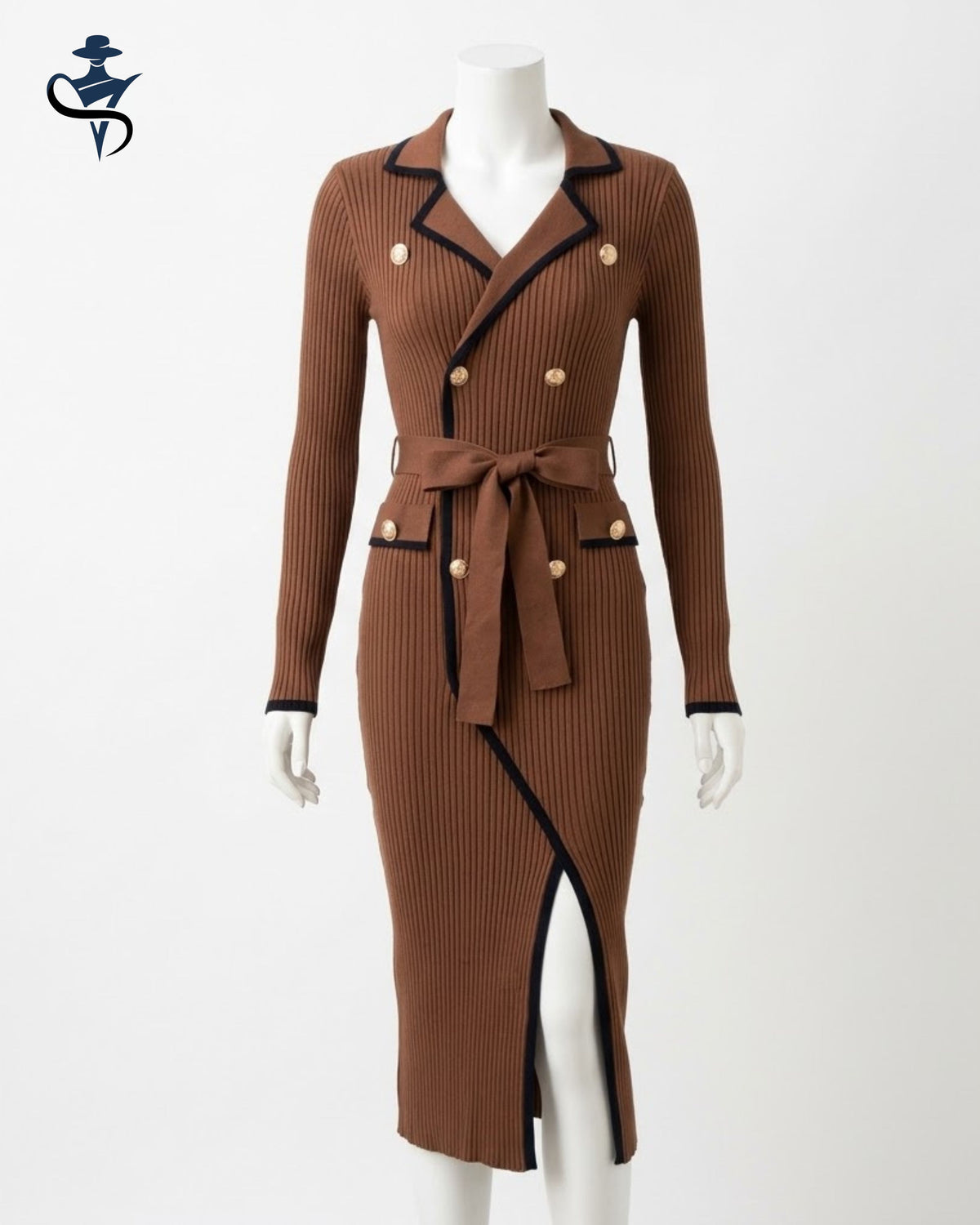 Men's Khaki Two-Piece Suit
