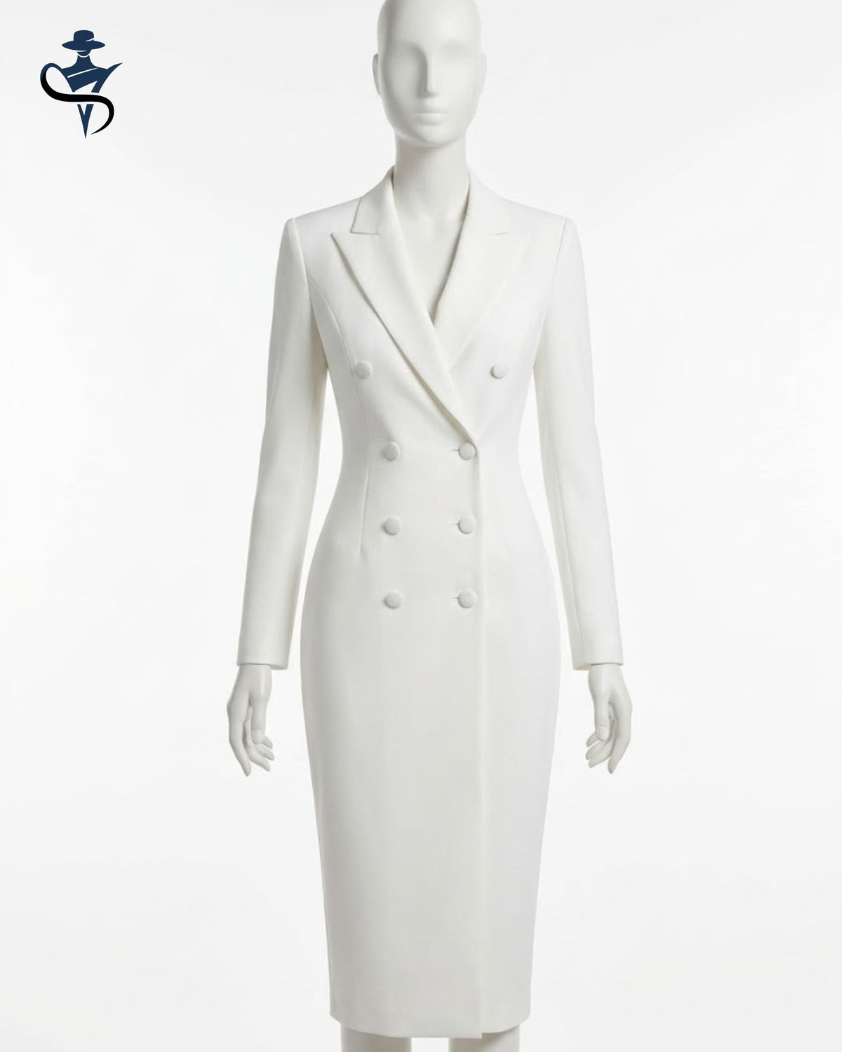 Women's V-Neck Midi Dress
