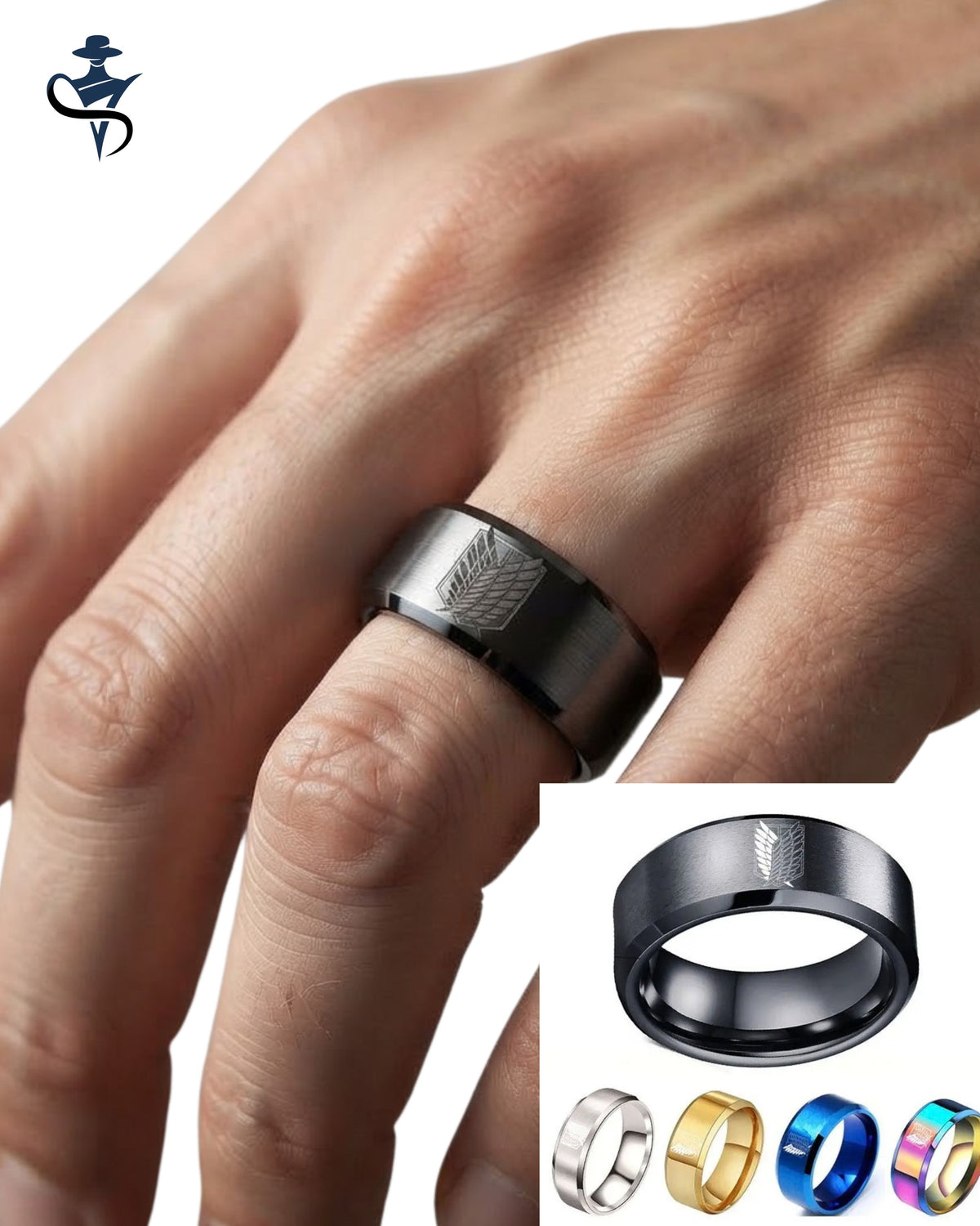 Wings of Freedom Anime Ring