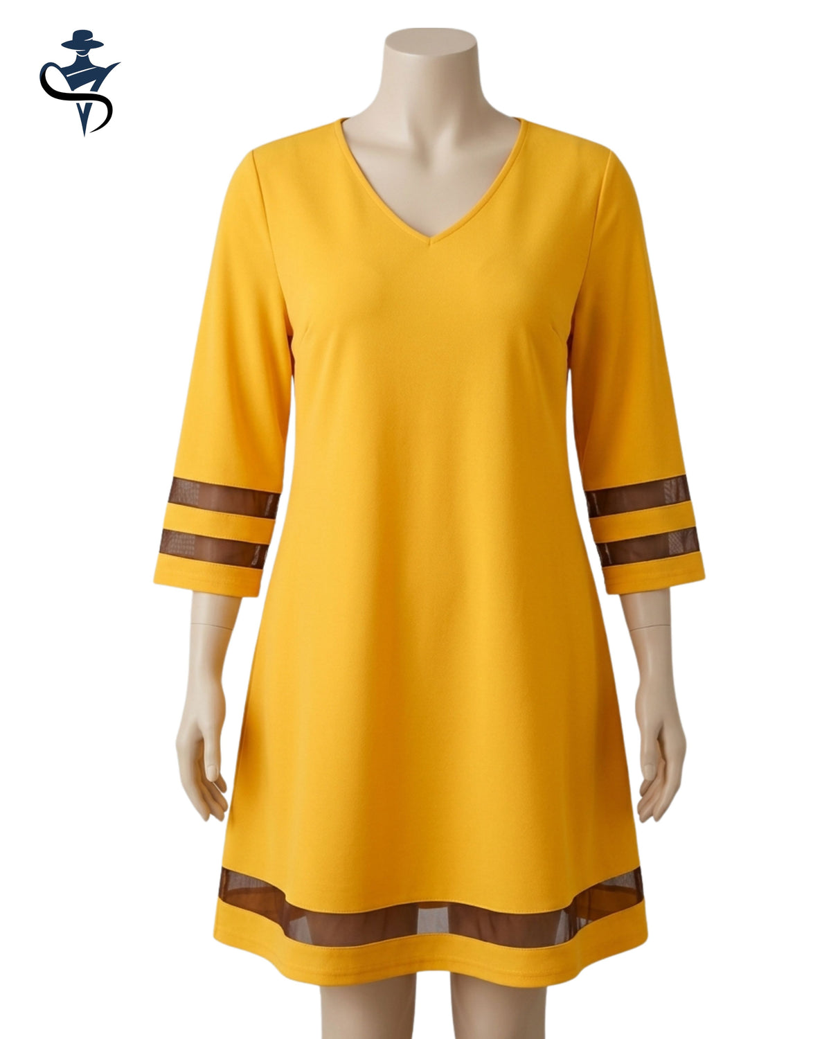 Plus-Size Loose Casual Dress