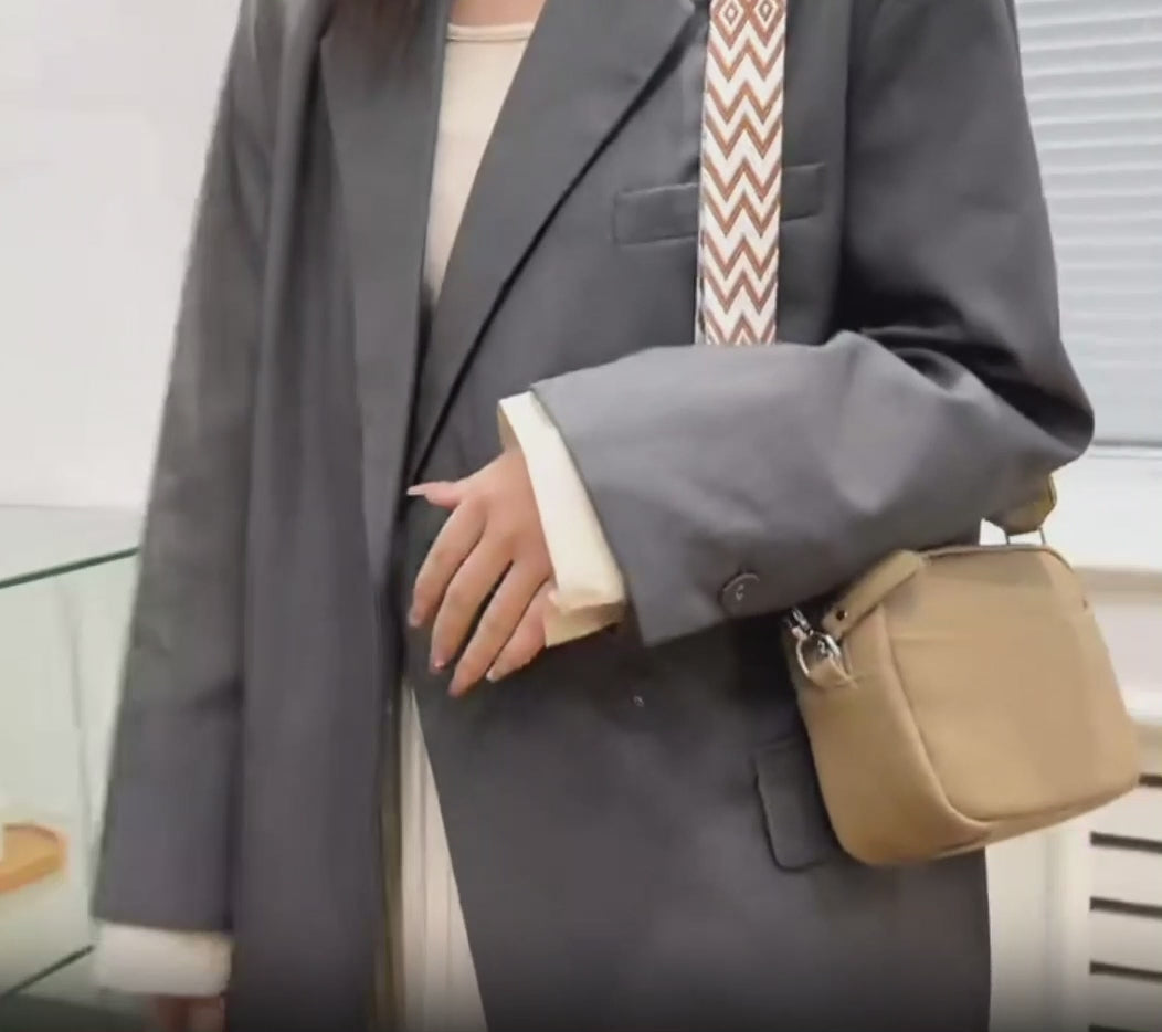 Women's Genuine Leather Crossbody Shoulder Bag — Luxury Cowhide Handbag & Messenger Tote | 9 Colors